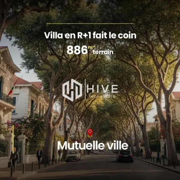 À vendre – Villa à rénover ou à démolir à Mutuelleville